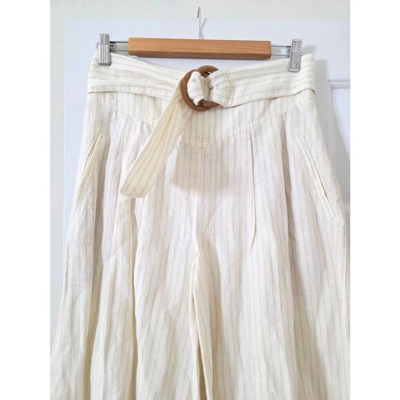 Anthropologie Palm Beach Belted Pants US 0 - Picture 4 of 12